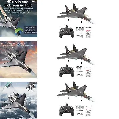 6 Axis Fighter Jet RC Aircraft Fighter Remote Control Airplane RC Plane For • $117.16