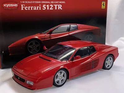 1/18 Scale KYOSHO Original Die-Cast Model Ferrari 512TR Unsealed Unused • $349.99
