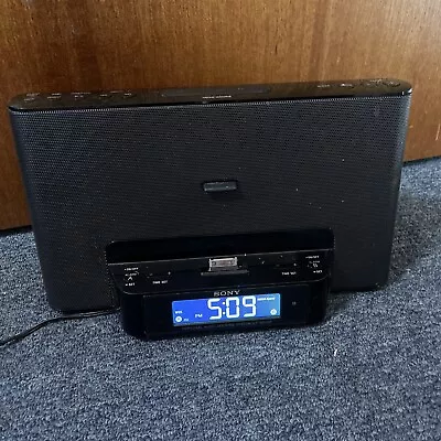 Sony Dream Machine Alarm Clock AM/FM Radio 30-Pin IPod Dock ICF-DS15ip • $34.99