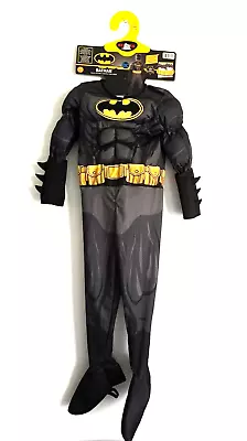 DC Batman Dress Up Costume Rubies Fancy Dress Child's Party Outfit Age 5-6 Yrs • £11.95