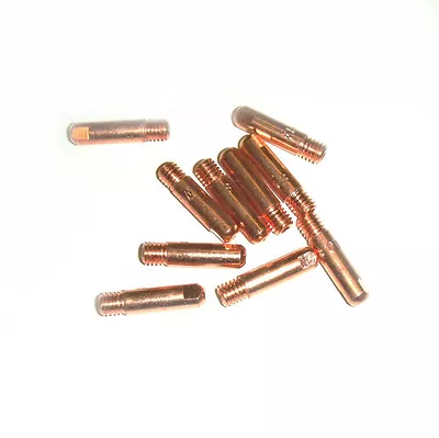 10 X MB-15 MIG/MAG M6 Weld Torch Welder Contact Tips Holder Gas Nozzle Gold UK • £3.75