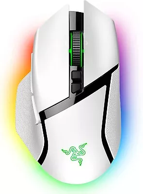 Razer Basilisk V3 Pro Wireless Gaming Mouse WHITE HyperScroll RZ01-04620200 • $109.99