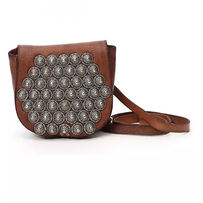 Campomaggi Dorotea Studded Belt Bum Bag Flap Crossbody Fannypack Leather NWT • $531.12