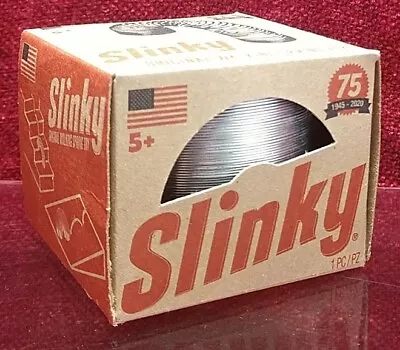 SLINKY Classic Retro Original Walking Spring Metal Toy 75th Anniversary New  • $9.97