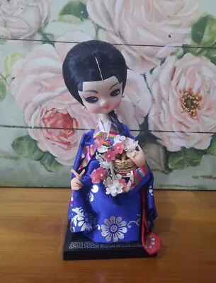 Vintage 70s Oriental Japanese Bradley Doll - H20cm #3 • $39.95