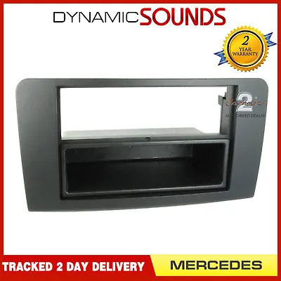 Car CD Stereo Radio Fascia Panel Adaptor Black For Mercedes ML W164 GL X164 • £24.99