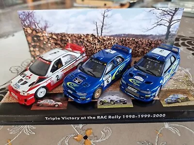 1 43 Richard Burns RAC Rally 1998 1999 2000 Subaru Mitsubishi Rare Limited... • £150