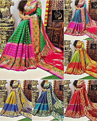 £29.20 • Buy Bollywood Sari Saree Blouse Party Wear New Designer Wedding Indian Pakistani