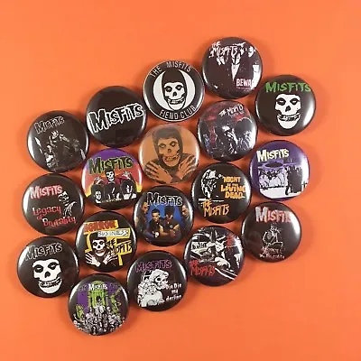 Misfits 1  PIN BUTTON Lot Danzig Samhain Doyle Jerry Only Horror Punk • $12.99