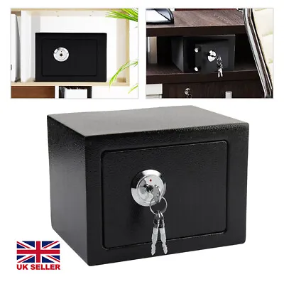 £21.99 • Buy 4.6l Solid Steel Safe Heavy Duty Fireproof Home Office Money Cash Valuables Box