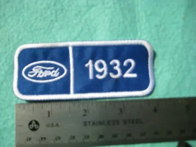 Ford 1932  Service Parts Dealer   Uniform Hat Patch • $9.99