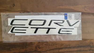 C5 Corvette Black Rear Letters Raised Polyurethane GM 1997 To 2004 • $28