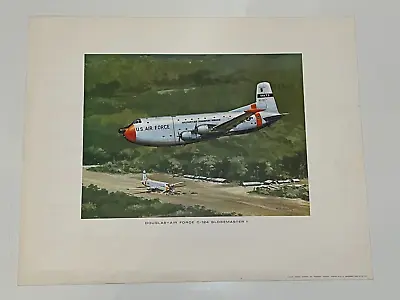 R.G Smith Douglas-Air Force C-124 Globemaster II 1962 Color Print 13 1/4  X 10  • $49.99