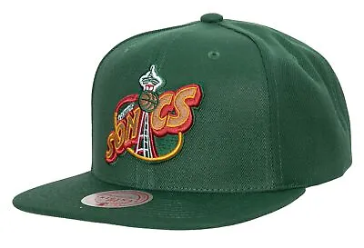 Mitchell & Ness Green NBA Seattle Supersonics Team Ground 2.0 HWC Snapback - • $33.55