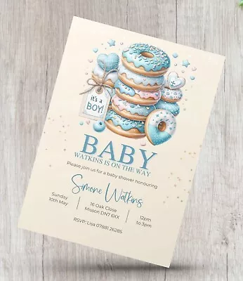 12 X Personalised Baby Shower Invitations Mummy To Be Invites • £4.99