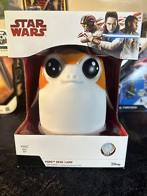 NEW Star Wars Porg Desk Lamp Disney LED Light Nightlight The Last Jedi 3D Sealed • $33.70