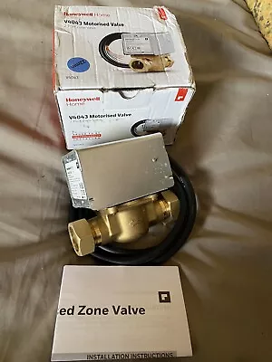 Honeywell Genuine 2 Port Motorised 22mm Zone / Diverter Valve V4043h1056/u • £45