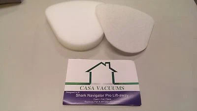 $6.95 • Buy Set Of Foam & Felt Filters For Shark Navigator Lift Away Vacuum NV350 Fit XFF350