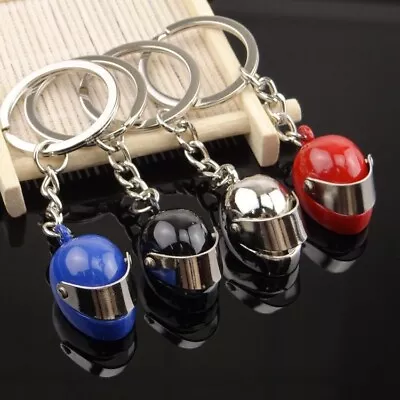 Creative Stereo Motorcycle Bicycle Simulation Helmet Keychain Backpacks Key Ring • $3.75