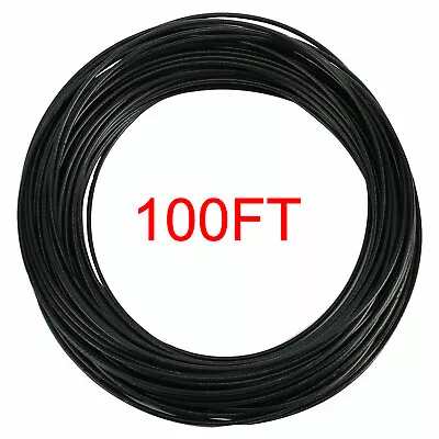 YaeGoo Stainless Steel 304 Black Wire Rope Vinyl Coated7x7 Strand Core100FT • $17.99