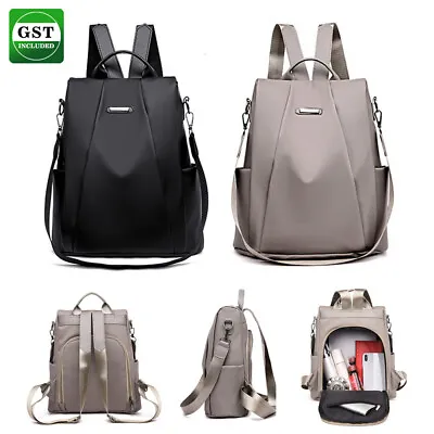 $19.50 • Buy NEW Anti-theft Double Shoulder Bag Travel Backpack Waterproof Oxford Cloth Women