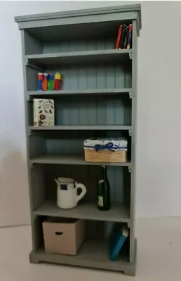 1:12 Scale Dolls House Modern Bookcase/Shelves. Pre-cut Ready To Assemble Kit. • £7.95