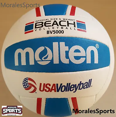 Molten BV5000-3 Elite Beach Volleyball Red/White/Blue US Seller • $50.99