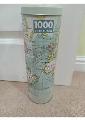  1000 Piece Jigsaw Puzzle In A Tin – VINTAGE MAP Free UK Postage  • £6