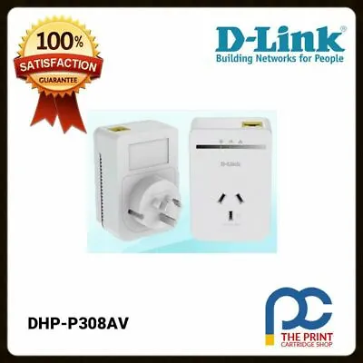 DLink DHP-P308AV AV500 PowerLine Passthrough Network Starter Kit DHP-P309AV • $49.99