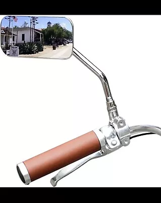 XIFOWE Vintage Bike Mirror Metal Bicycle Mirror For Handlebars Rearview Mirror • $14