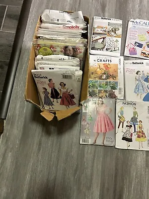 30 Assorted  Lot Sewing Patterns Uncut Factory  Simplicity McCall’s Butterick • $24.99