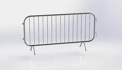 £23.50 • Buy Crowd Control Barrier Pedestrian Festival Temporary Fixed Leg Security 2.3m NEW
