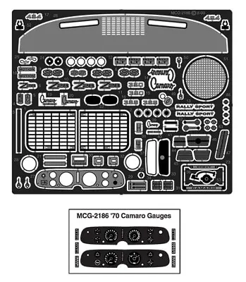 Model Car Garage '70 1/2 Camaro Detail Set MCG-2186 • $20.99