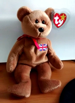 £25 • Buy ** TY BEANIE BABY BRITANNIA** 1st Edition D.O.B. 15-12-1997 MWMT