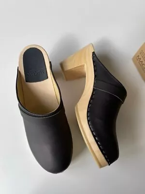 Swedish Clogs Maguba Stockholm Matt Black • $69