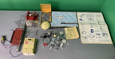 GILBERT Erector Set Vintage 1960's Partial/Incomplete W/ Instructions • $30