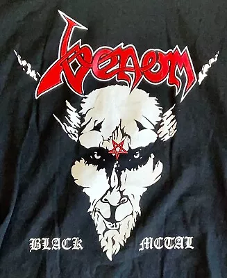 Venom Black Metal T Shirt Pentagram T Shirt Mens Small Concert T Shirt • $14.99