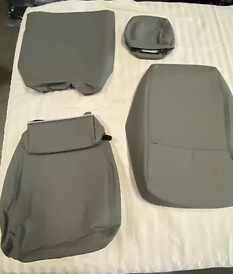 2015-2020 Ford F-150 XLT Front Row Jump Seat Skin Leather Gray Factory Style • $80