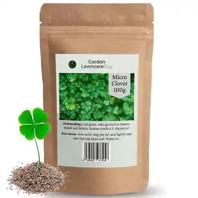 Micro Clover Seed - 100% White Clover - Overseed Lawns Or New Areas • £12.99