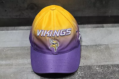 Puma Minnesota Vikings Strap Back Hat Cap Men Casual Gold Purple Embroidered NFL • $8.99