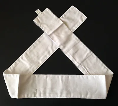 Japanese Hachimaki Headband Martial Arts Sports White Shiro Kohaku Made In Japan • $9.95