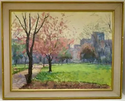 DAVID WILSON (1919-2013) Post Impressionist Oil Painting LONDON TAVISTOCK SQUARE • £190