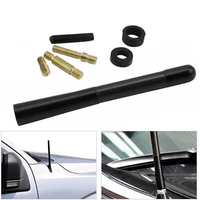 Antenna Black Radio FM Antena Set+ Screw 4.7inches Fit For Car Used Universal • $5.99