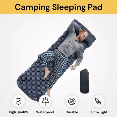 Camping Sleeping Mat Folding Beach Tent Ultralight Foam Waterproof Mattress Pad • $52.99