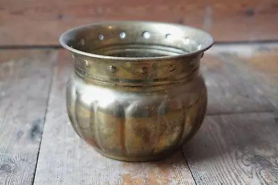 Vintage Brass Planter Pot Plant Holder Jardiniere • £25