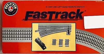 Lionel FASTRACK 6-12057 060 Left- Hand Remote Switch • $87.99
