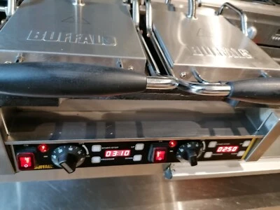 £149 • Buy Buffalo Commercial Double Contact Ribbed Grill/panini Press Griddle