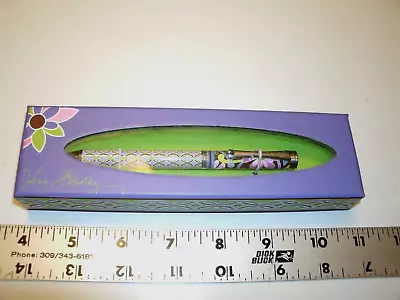 Vera Bradley INK PEN Black Ball Point Twist Refillable Collectible • $10