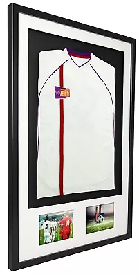 Vivarti 3D Mounted+Double Aperture Sports Shirt Display Frame Kit-FootballRugby • £49.99