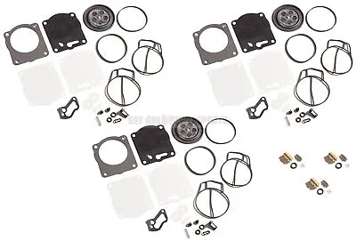 Yamaha GP1200R 2000-2002 Triple Carburetor Carb Rebuild Kit & Needle Seats • $128.95